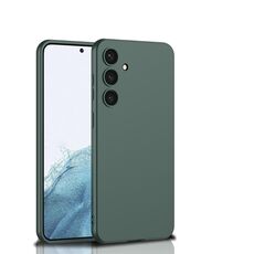Per Samsung Galaxy S24+ 5G GKK Custodia per telefono ultra sottile con sensazione di pelle (verde foresta)