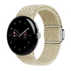 Per Google Pixel Watch/Watch 2 Cinturino con fibbia magnetica con anello in nylon (Starlight colorato)