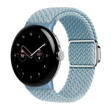Per Google Pixel Watch/Watch 2 cinturino con fibbia magnetica in nylon (blu roccia)