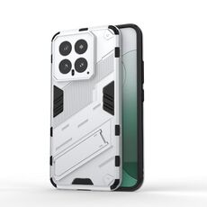 Per Xiaomi 14 5G Punk Armor 2 in 1 PC + custodia per telefono TPU con supporto (bianco)