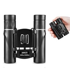 Binocolo pieghevole potente standard HD 200 x 25 per la caccia in campeggio all'aperto