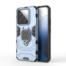 Per Xiaomi 14 Custodia antiurto per PC + supporto in TPU (blu navy)