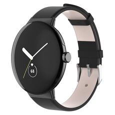Per cinturino in pelle Google Pixel Watch 2/Pixel Watch (nero)