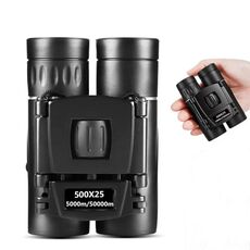 Binocolo pieghevole potente standard HD 500 x 25 per caccia e campeggio all'aperto