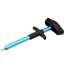 Disaccoppiatore in lega di alluminio a forma di T per amo da pesca, attrezzatura per la pesca in mare, 24 x 7,5 cm, specifiche: blu