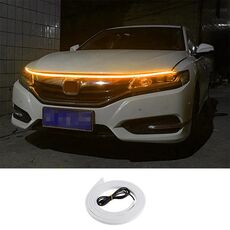Luce d'atmosfera decorativa a LED super luminosa da 2 m per auto diurna (luce gialla)