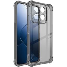 Per Xiaomi 14 5G imak custodia per telefono in TPU con airbag antiurto (nero trasparente)