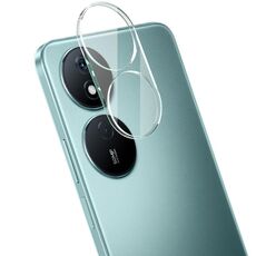 Per Honor Play 8T 5G imak Pellicola in vetro temperato per obiettivo fotocamera posteriore integrata con copriobiettivo