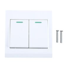 Interruttore da parete 185-265 V 86 mm, specifica: due pulsanti