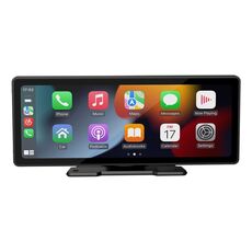 B5303 Lettore MP5 per auto portatile da 10,26 pollici Supporto CarPlay / Android Auto (Nero)