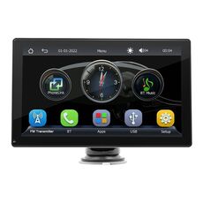 B5305 Lettore MP5 per auto portatile da 9 pollici Supporto CarPlay / Android Auto (Nero)