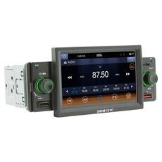 SWM151C Lettore MP5 per auto portatile da 5 pollici Supporto CarPlay / Android Auto (Nero)