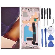 Per Samsung Galaxy Note20 Ultra 4G Originale Super AMOLED LCD Screen Digitizer assemblaggio completo con cornice (Oro)