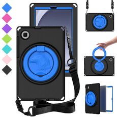 Per Samsung Galaxy Tab A9 8.7 X110/X115 Custodia tablet antiurto per PC ibrido EVA con telaio (nero)