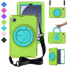 Per Samsung Galaxy Tab A9 8.7 X110/X115 Custodia tablet antiurto per PC ibrida EVA con cornice (verde erba)