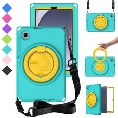 Per Samsung Galaxy Tab A9 8.7 X110/X115 Custodia tablet antiurto per PC ibrida EVA con cornice (verde glaciale)