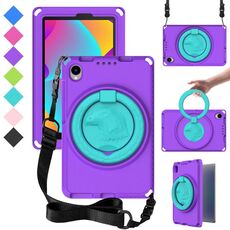 Per TCL Tab 8 LE / WiFi 2023 Custodia tablet antiurto per PC ibrido EVA con telaio (viola)