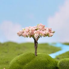 Micro ornamenti paesaggistici alberi di Natale simulati accessori succulenti materiali, stile: fiore romantico