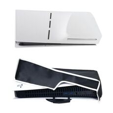Custodia protettiva antipolvere per PS5 Slim Disc e host digitale, stile: orizzontale nera