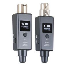 Sistema wireless per microfono MTU-002 Trasmettitore e ricevitore UHF DSP Mic/Line Due modalità