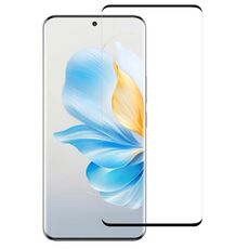 Per Honor 100 9H HD Pellicola in vetro temperato con bordo curvo 3D (nero)