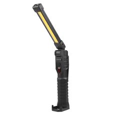 FT20 Magnete pieghevole Lampada di ispezione per auto Lampada di manutenzione del lavoro Lampada LED COB di emergenza potente (Nero)