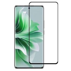 Per OPPO Reno 11 Pro China 9H HD Pellicola in vetro temperato con bordo curvo 3D (Nero)