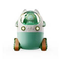 MJ066 Umidificatore d'aria per auto cisterna da tavolo portatile da 220 ml con luci a LED, modello: ricaricabile (verde)