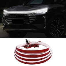 Scansione di avvio dell'auto attraverso il cofano Luce LED per atmosfera di marcia diurna, lunghezza: 1,8 m (luce bianca)