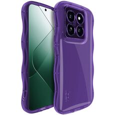 Per Xiaomi 14 Pro 5G IMAK Wave Bubble Custodia morbida antiurto per telefono (viola)