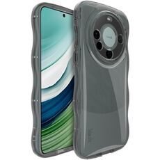 Custodia morbida antiurto per Huawei Mate 60 IMAK Wave Bubble (nero trasparente)