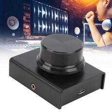 Periferiche per computer PC Mini interruttore Regolatore del volume cablato (nero)