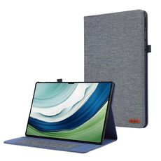 Custodia per tablet in pelle e tessuto per Huawei MatePad Pro 13.2 (blu)