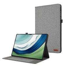 Custodia per tablet in pelle e tessuto per Huawei MatePad Pro 13.2 (grigio)