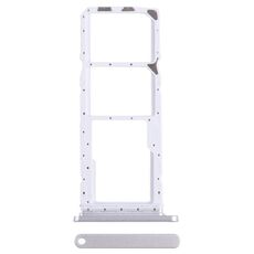 Per Samsung Galaxy A05s SM-A057 SIM originale + vassoio scheda SIM + vassoio scheda micro SD (Argento)