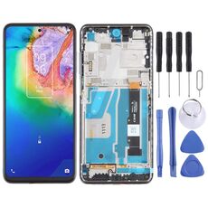 Per TCL 20 5G OEM LCD Screen Digitizer assemblaggio completo con cornice (nero)