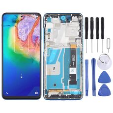 Per TCL 20 5G OEM LCD Screen Digitizer assemblaggio completo con cornice (blu)