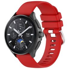 Per cinturino in silicone con superficie lucida Xiaomi Watch S3 (rosso)