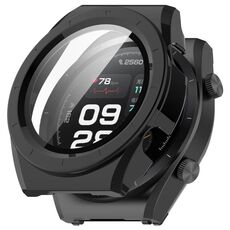 Per Xiaomi Watch H1 PC + custodia protettiva per orologio integrata con pellicola temperata (nera)