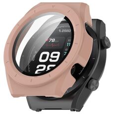 Per Xiaomi Watch H1 PC + custodia protettiva per orologio integrata con pellicola temperata (rosa)