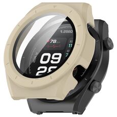 Per Xiaomi Watch H1 PC + custodia protettiva per orologio integrata con pellicola temperata (beige)