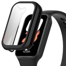 Per Xiaomi Smart Band 8 Custodia protettiva per orologio elettrolitico in TPU con pacchetto completo attivo (nero)