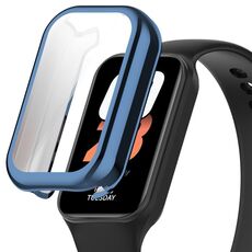 Per Xiaomi Smart Band 8 Custodia protettiva per orologio elettrolitico in TPU con pacchetto completo attivo (blu)