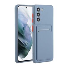 Custodia per telefono in TPU antiurto con slot per scheda Samsung Galaxy S23+ 5G (grigio)