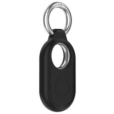 Custodia protettiva in silicone portatile per Samsung Galaxy SmartTag 2 Location Tracker (nera)