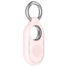Custodia protettiva in silicone portatile per Samsung Galaxy SmartTag 2 Location Tracker (rosa chiaro)