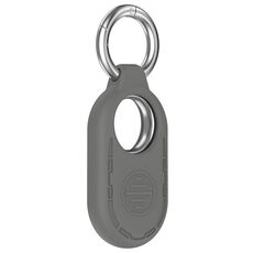 Custodia protettiva in silicone portatile per Samsung Galaxy SmartTag 2 Location Tracker (grigio scuro)
