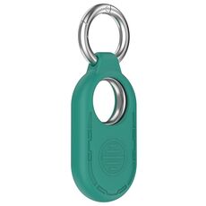 Custodia protettiva in silicone portatile per Samsung Galaxy SmartTag 2 Location Tracker (verde pino)