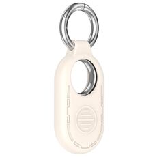 Custodia protettiva in silicone portatile per Samsung Galaxy SmartTag 2 Location Tracker (colore Starlight)