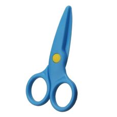 Mini forbici in plastica di sicurezza per bambini, utensili da taglio per carta fatti a mano (blu)